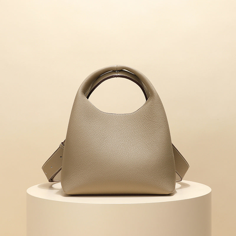 Sac à bandoulière en cuir de vachette à tempérament à la mode pour femme