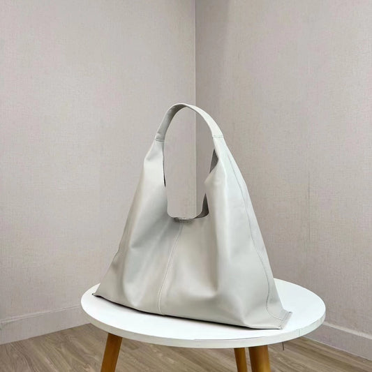 Sac à main décontracté en cuir, sac à main en cuir souple | fourre-tout | style inactif