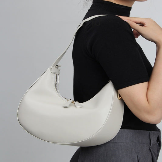 Sac messager à bandoulière tout-assorti en cuir véritabl
